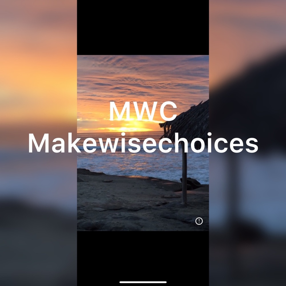 @makewisechoices is going live